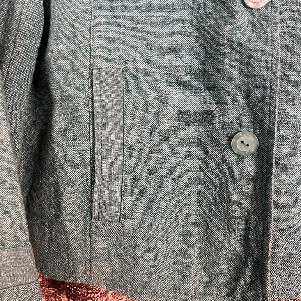 Coldwater‎ Creek Bluegreen Button Up Jacket - Picture 5 of 6